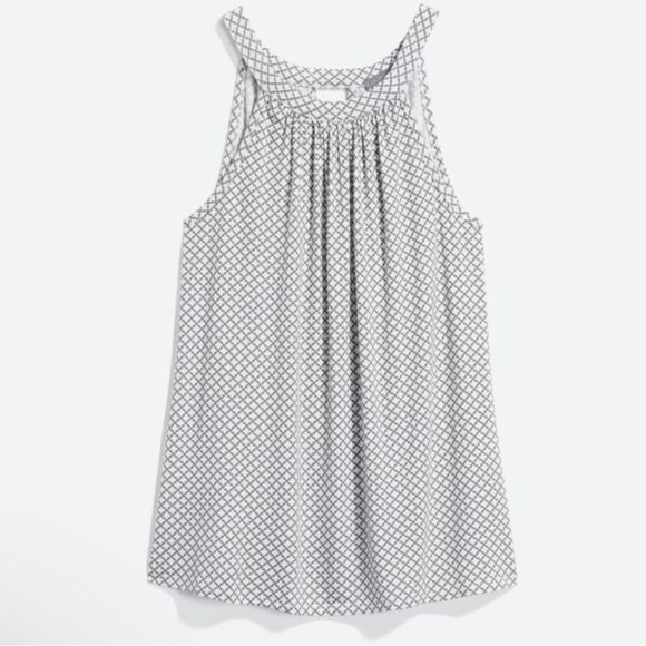 Loveappella Tops - Loveappella Grey and White Knit Halter Top Size *PETITE SMALL* | Stitch Fix